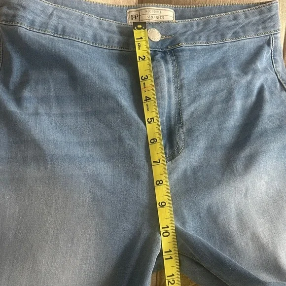 Free People Light Blue Flare Jeans - Picture 13 of 13